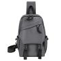 Fashion College Students Large Capacity Shoulder Crossbody Backpack Custom Logo Waterproof Chest Bag For Men
