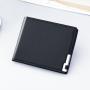 ZR401 New Men's Short Wallet with Multiple Card Slots Thin Soft Leather Dollar Wallet Trendy Business Cheap Wallet