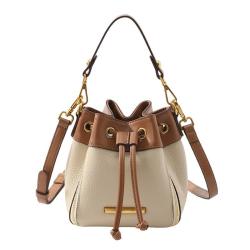 2024 Custom Genuine Leather The Drawstring Bucket Bag For Women Crossbody Purse