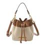 2024 Custom Genuine Leather The Drawstring Bucket Bag For Women Crossbody Purse