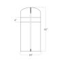 Gelory Custom Travel Lightweight Oxford Fabric Suit Bag Garment Bags for Storage Washable Suit Cover/Dresses/Suits/Coats