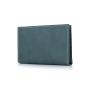 Custom leather travel wallet passport holder RFID passport document wallet with zipper coin purse