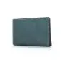 Custom leather travel wallet passport holder RFID passport document wallet with zipper coin purse