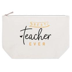 Gelory OEM Selling Factory Price Promotional Gift Canvas Travel Reusable Zipper Cosmetic Bag