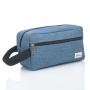 Customized Logo Private Label Large Capacity Storage Bag Polyester Toiletry Bag Eco-friendly Cosmetic Bag With Handle