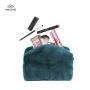 Toweling Travel Case Cosmetic Makeup Portable Pouch Carry Bag Toweling Soft Fabric Lady Toiletry Pouches Cosmetic Bags