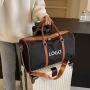 Personalized Logo Weekender Trip Travel Duffel Bag Large Capacity Crossbody Overnight Bag for Women