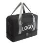 Custom Logo Waterproof Foldable Gym Travel Storage Bag Sports Tote Duffel Bags with Wet Pocket And Shoe Compartment