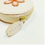2024 Custom Logo Genuine Leather Mini Round Coin Purse For Women Small Pouch Bag