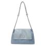 Casual soft leather large capacity versatile chain shoulder bag tote bag