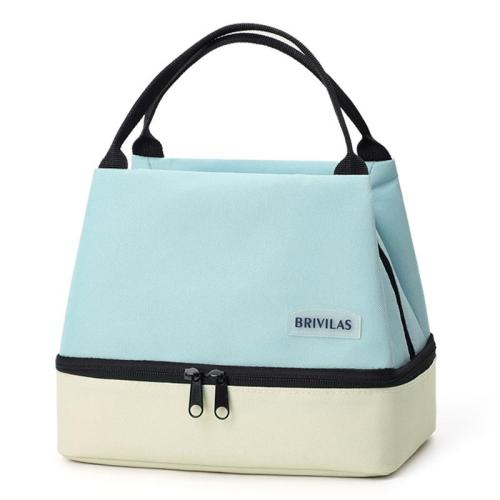 ZWY048 New Portable Handheld Double Layer Insulated Lunch Bag Work School Travel Oxford Handbag Outdoor waterproof storage bag