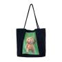 Han Edition Single Shoulder Bag Handbag High-capacity Fashionable Leisure Korean Girls' Canvas Bag Printing Bear Tote Bags