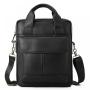ZF376 Men Bag New Genuine Leather Briefcase Handbag Single Shoulder Crossbody Bag Business Youth Vertical Boy Shoulder Bag
