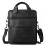 ZF376 Men Bag New Genuine Leather Briefcase Handbag Single Shoulder Crossbody Bag Business Youth Vertical Boy Shoulder Bag