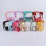 Custom Fashion PU & PVC Girls Game Sports Events Stadium Approved Transparent Purse Small Messenger Bag Clear Crossbody Handbag