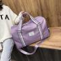 Gelory Fitness Big Capacity Duffle Handbag Women Sports Gym Luggage Fashion Travel Bags For Ladies