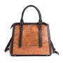 2024 Customize Vintage The First Layer Cowhide Hand Bag For Women With Embossed Flower Grain Luxury Grace Handbag