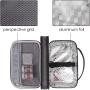 Insulin Cooling Travel Case Portable Diabetic Supplies Organizer Cooler Bag with 2 Ice Pack
