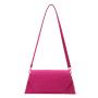 2024 new Korean style simple solid color small square bag casual diagonal cross bag armpit felt shoulder bag bolsas