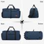 LOVEVOOK new arrival Large Capacity Travel Bag Waterproof Sport Foldable Duffel Travel Bags With Shoe Wet Compartment