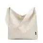 Gelory Japanese Large-Capacity Shopping Bag Eco-friendly Solid Color Custom Logo Single Shoulder Diagonal Canvas Bag Women
