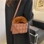 Fashion Simple Women Bags Shoulder Crossbody Plush Ladies Handbags Casual Small Square Women Ladies Bags Quality 2022 Newest
