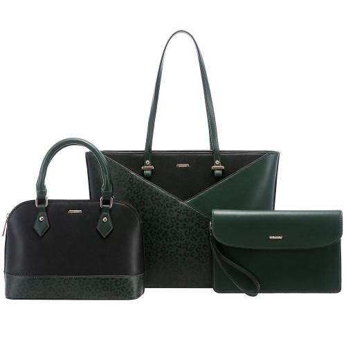 Lovevook Fashion luxury 3pcs ladies shoulder bags Waterproof PU tote bag wholesale trending women's handbags and purses