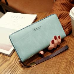 2024 Women's Waterproof Korean Style Long Wallet Multifunctional Card and Mobile Phone Bag Coin Purse