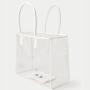 Large Fashion PVC Shoulder bag With Removable Small Pouch Oversized Tote Shopping Women Clear Beach Bag Custom