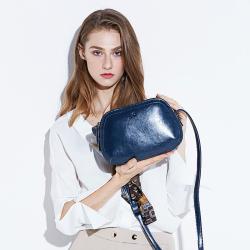 Custom Trendy Small Crossbody Bag Genuine Leather Female Purses Lady Chain Shoulder Messenger Bags