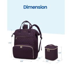 Wholesale LOVEVOOK quilted high capacity multi function baby diaper bag travel back pack fashion diaper portable nappy bags