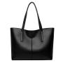 Hot Sale Black Leather Tote Bags Women Handbags Ladies Shoulder Sling Bag Women Big Totes Handbag Wholesale