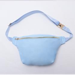 Wholesale Running Bright Fanny Pack Women Custom Waterproof Crossbody Belt Bag Large Size Nylon Sling Bags For Women