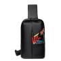 HR194 New Men's Business Chest Bag Durable Fabric Outdoor Hiking Casual Travel Shoulder Bag Fashion Printing Shoulder Waist Bag