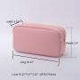 Women Travel Toiletry Bag Zip Make Up Pouch Case PU Leather Makeup Cosmetic Bag