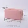 Women Travel Toiletry Bag Zip Make Up Pouch Case PU Leather Makeup Cosmetic Bag