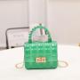 Transparent Small Square Bag PVC Chain Crossbody Jelly Bag Aromatic Lipstick Women Messenger Bags Female Small Shoulder Handbag