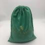 Drawstring Faux Suede Packaging Bag Soft Suede Shoe Bag