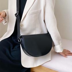 New 2023 Small Thread Zipper Bag  Fashion Hybrid Messenger Saddle Winter Shoulder Bag Tote Bag for Women's