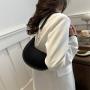 Niche Design 2024 Spring New Fashion and Leisure Crescent Bag carteras para mujer 	 sac a main