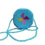 Summer Hot Women's Shoulder Bag Round Hollow-out Sliver Beaded Pearls Mini Bags 2024