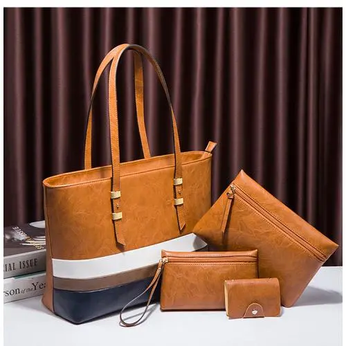 Contrasting Colors Handbags For Women Vertical Square Women Fashion Handbags PU Wholesale Women Handbags