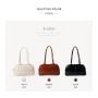 Customized LOGO Korean Casual Black Shoulder Bag PU Leather Large Capacity Hobo Bag High Quality Women's Tote Bag