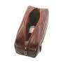 High capacity leather cosmetic travel bag makeup cosmetic pouch bag Travel Toiletry Bag