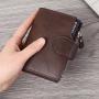 2024 spring new hot selling business men's short wallet large capacity multi-card slot wallet credit card bag