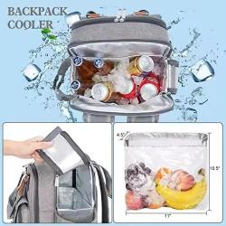 Customized Food Carrier Insulated Leakproof Cooler Picnic Backpack For 4 Person With Blanket Picnic Basket Set for Travel