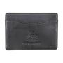 Custom leather business card holder wallet leather id card holder rfid smart card holder wallet