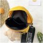 Low Moq Custom Logo Cute Children Crossbody Bag Pack Single Shoulder Sling Chest Bag With Toy