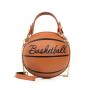 Minissimi Bolso De Mujer Trendy Bags Basketball Shape Crossbody Bag Durable Single Shoulder Bag Portable