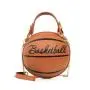 Minissimi Bolso De Mujer Trendy Bags Basketball Shape Crossbody Bag Durable Single Shoulder Bag Portable